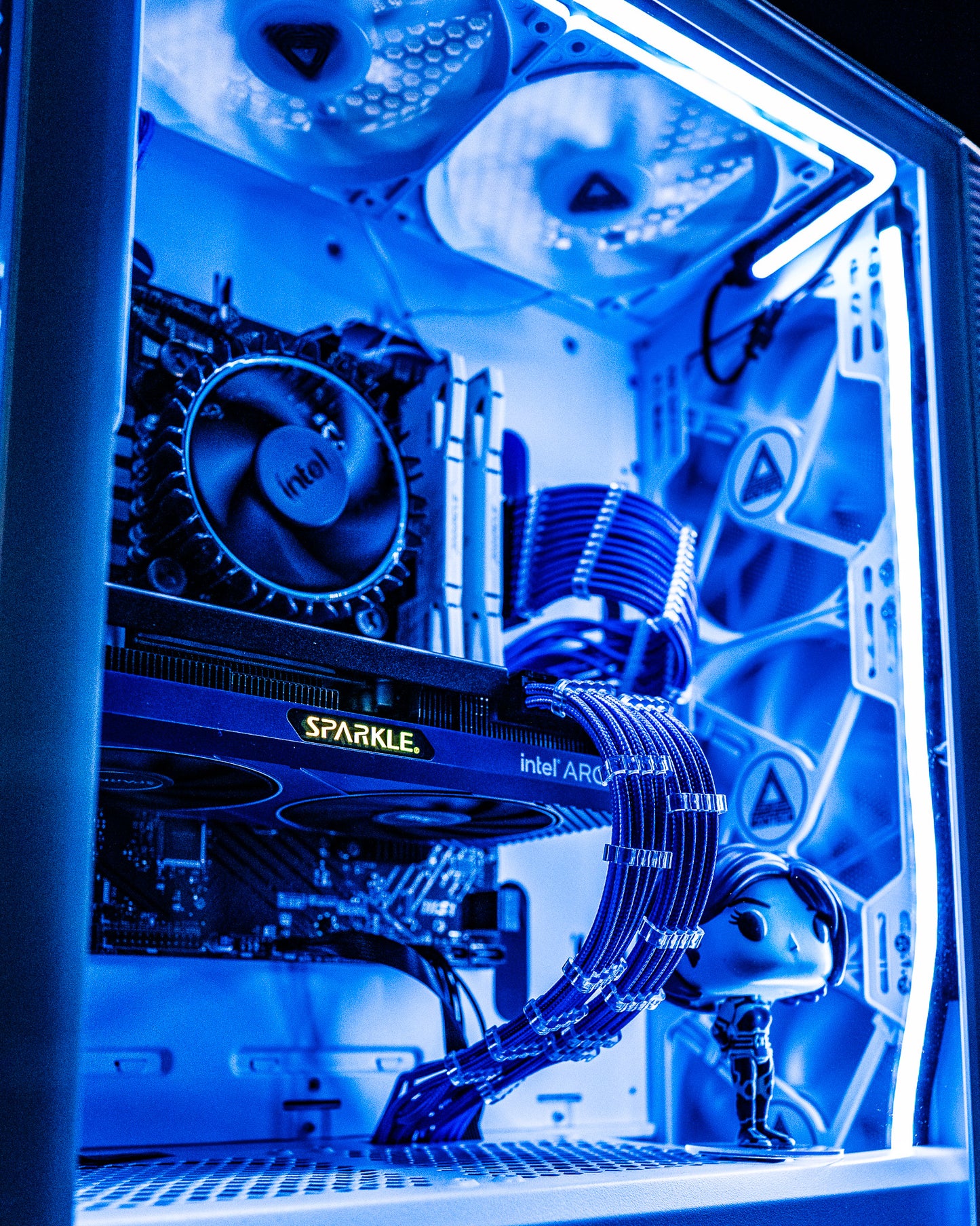 INTEL ARC A580 & i3 1200F CUSTOM GAMING PC