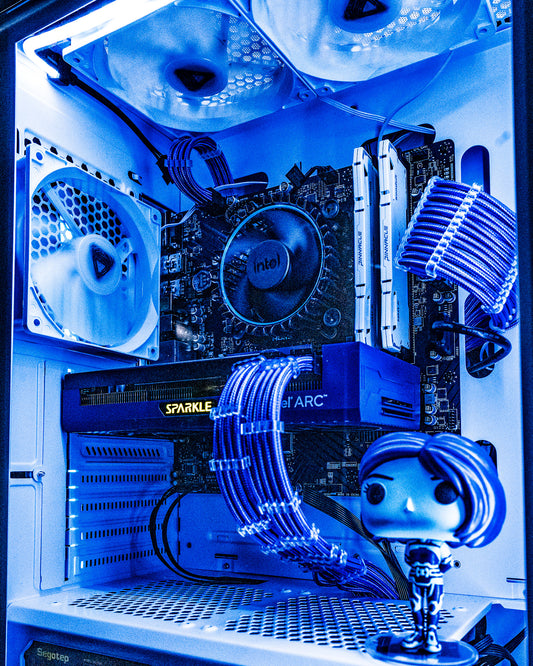 INTEL ARC A580 & i3 1200F CUSTOM GAMING PC